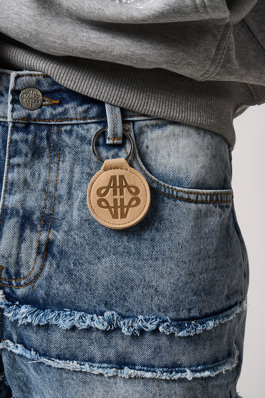 Caspian Stacked Jean Blue