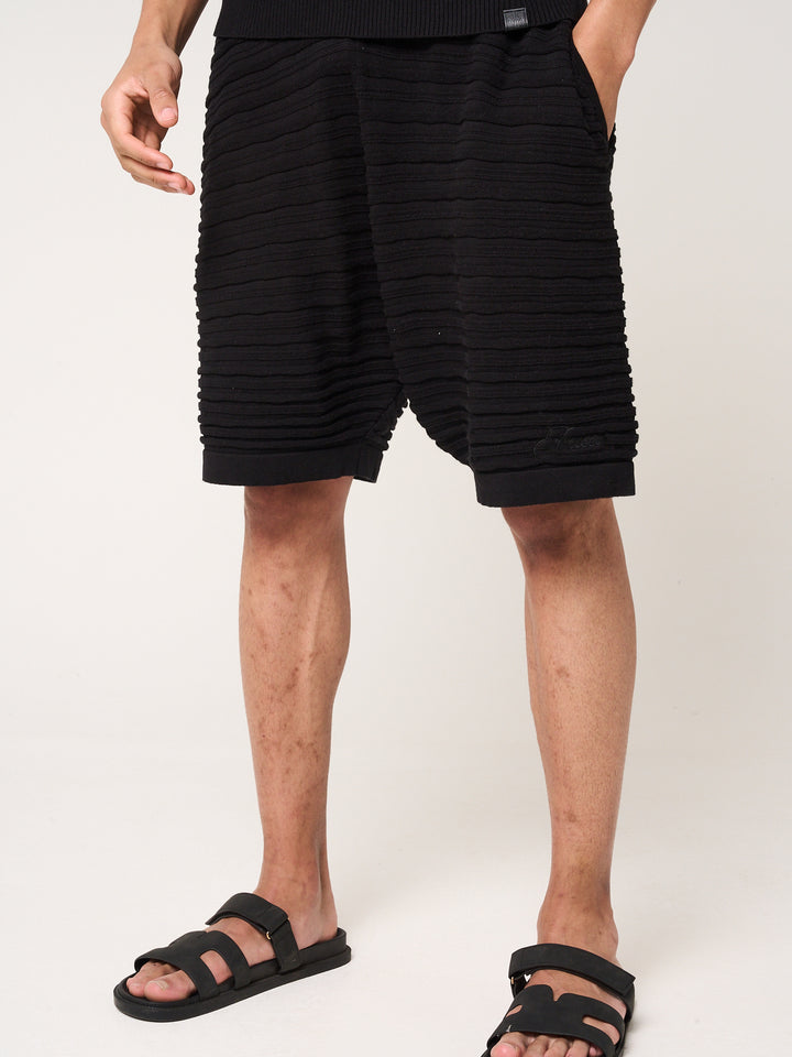Dune Knitted Shorts Black
