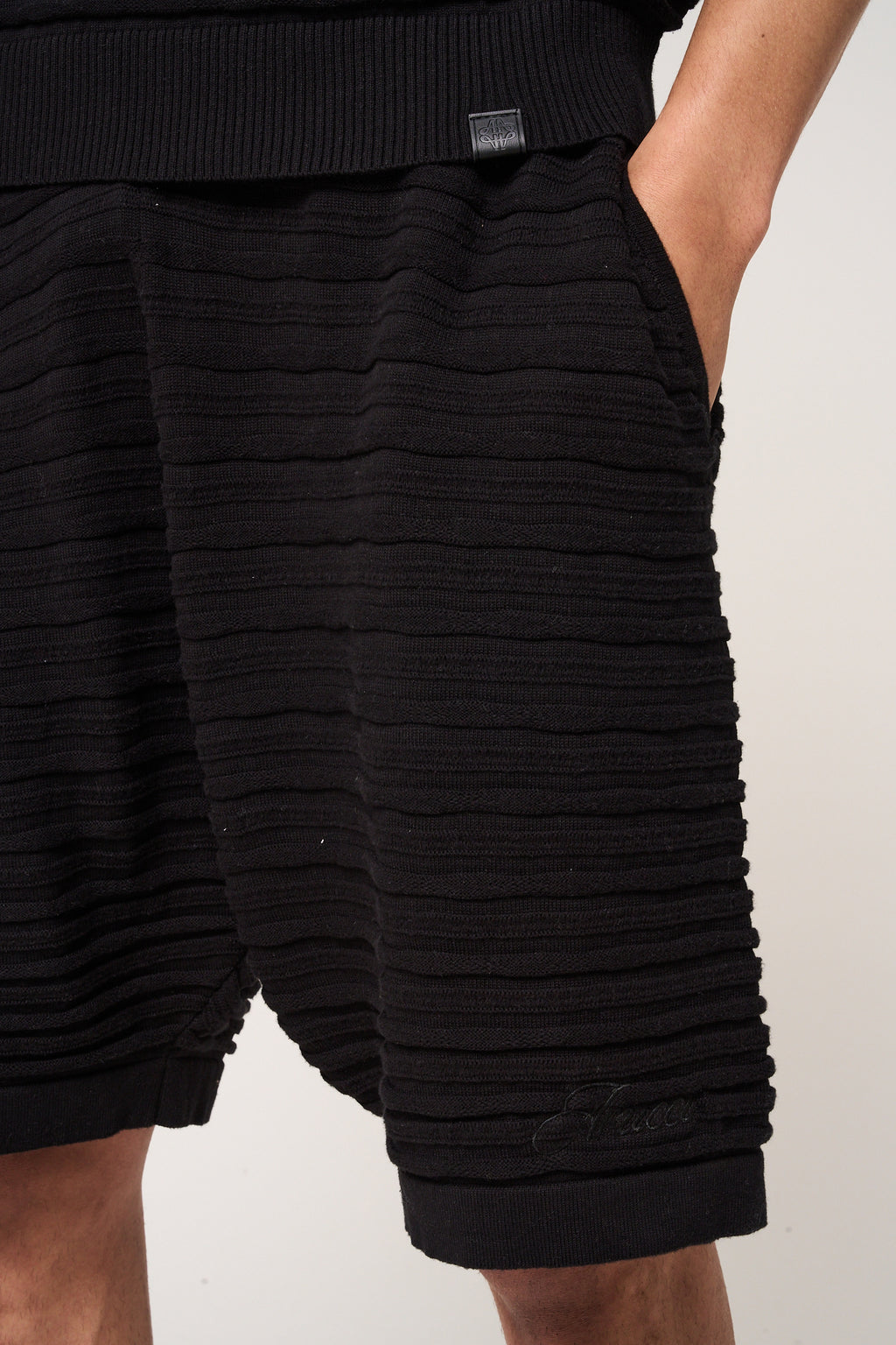Dune Knitted Shorts Black
