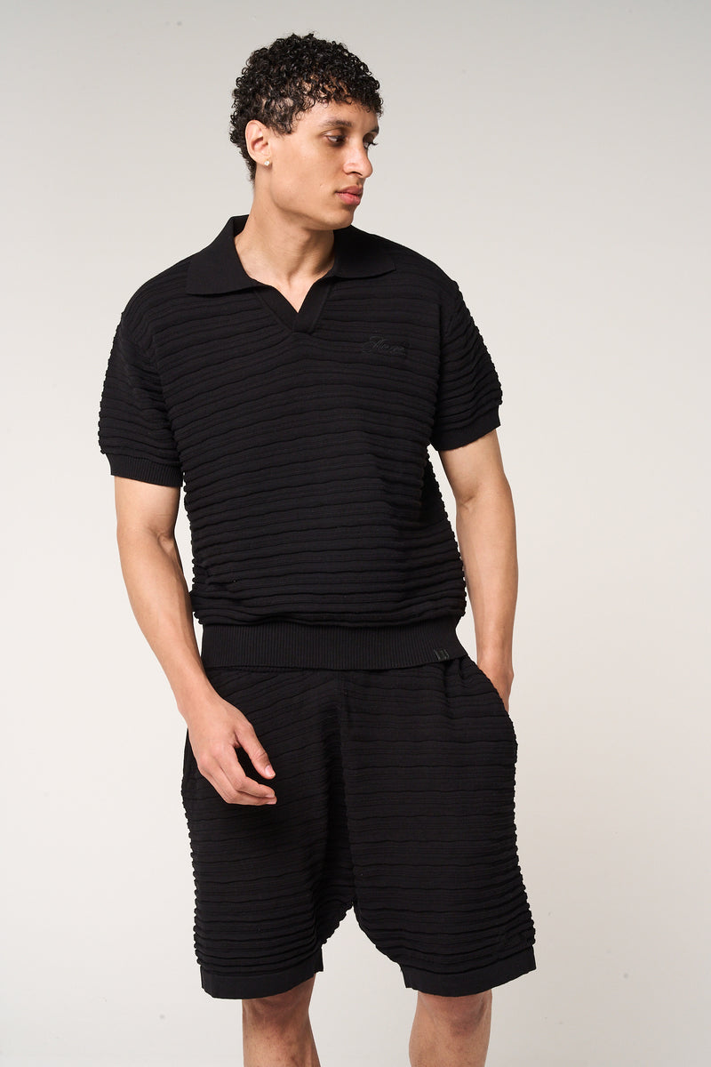 Dune Knitted Shorts Black