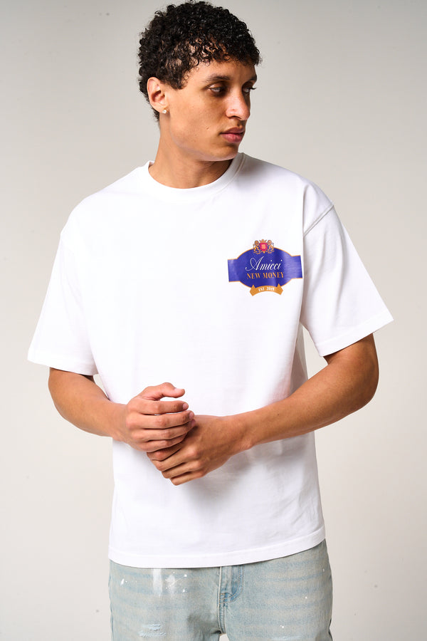 Beppe Graphic T shirt White