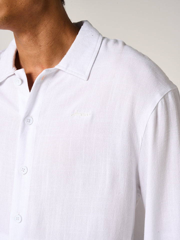 Vesper Linen Shirt White