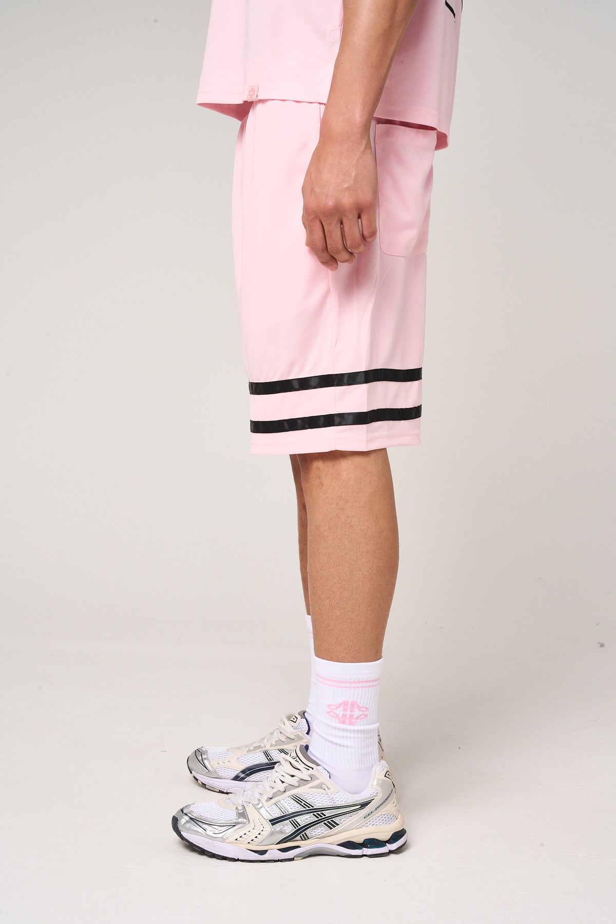 Bulevar Mesh Shorts Pink