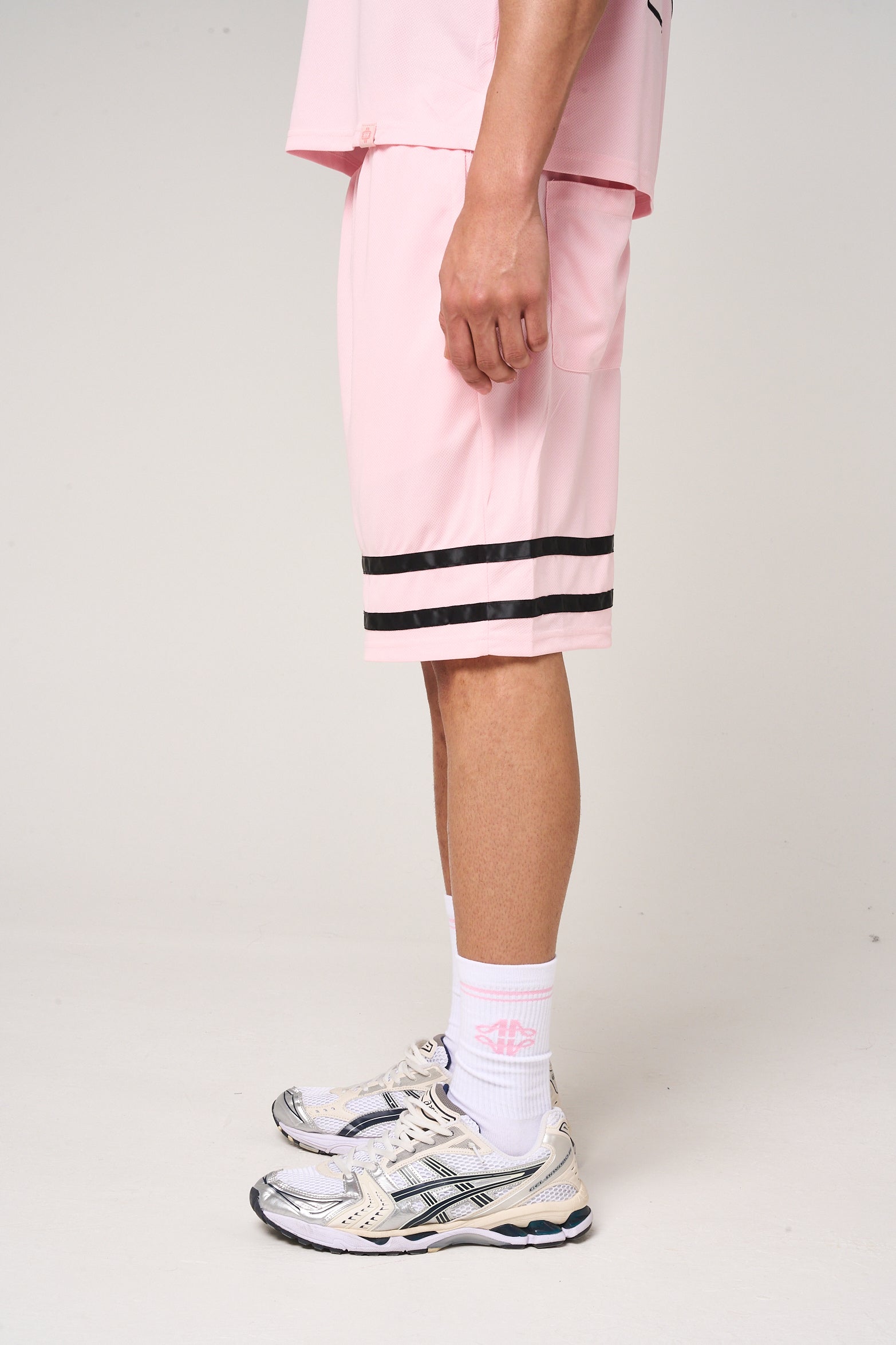 Bulevar Mesh Shorts Pink