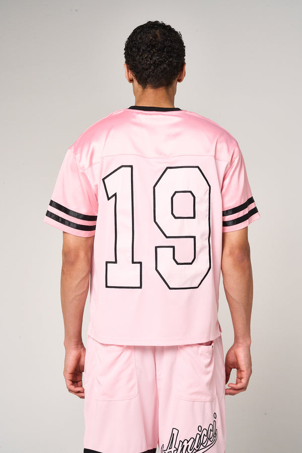 Bulevar Mesh Jersey Pink