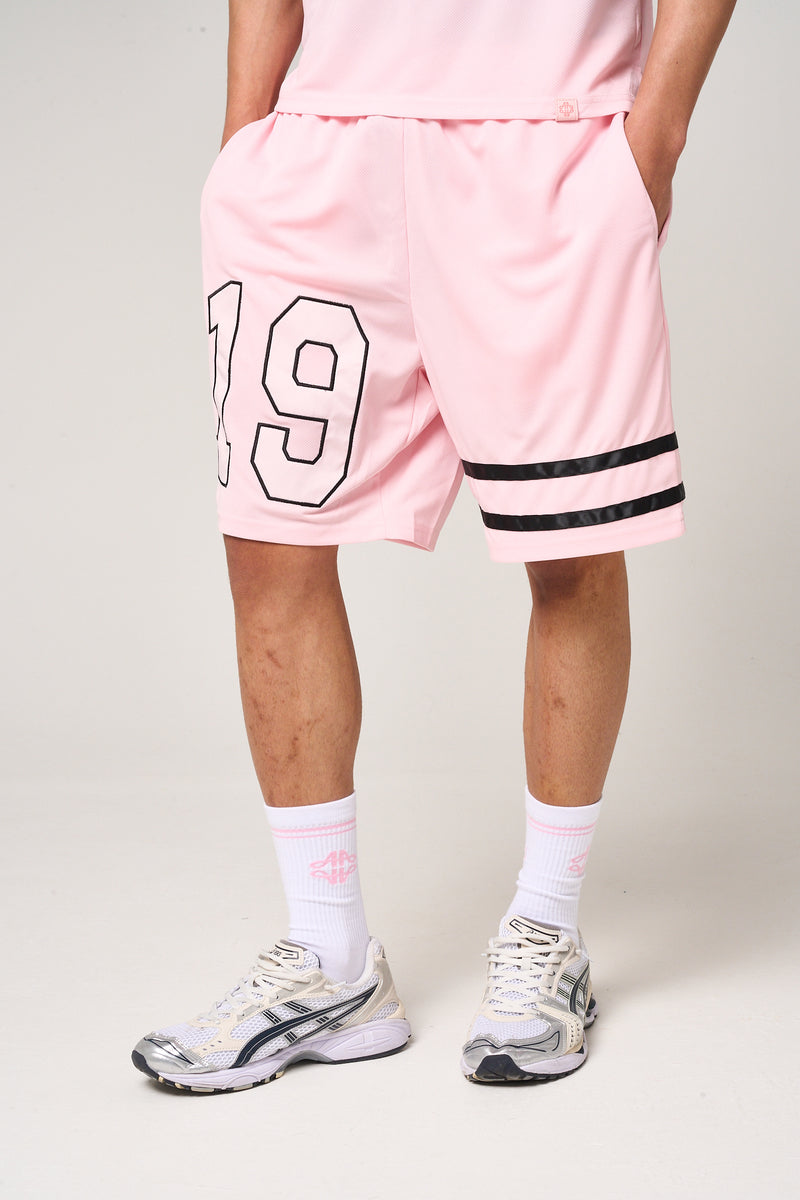 Bulevar Mesh Shorts Pink