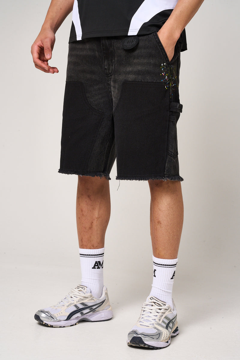 Allende Carpenter Denim Short Black