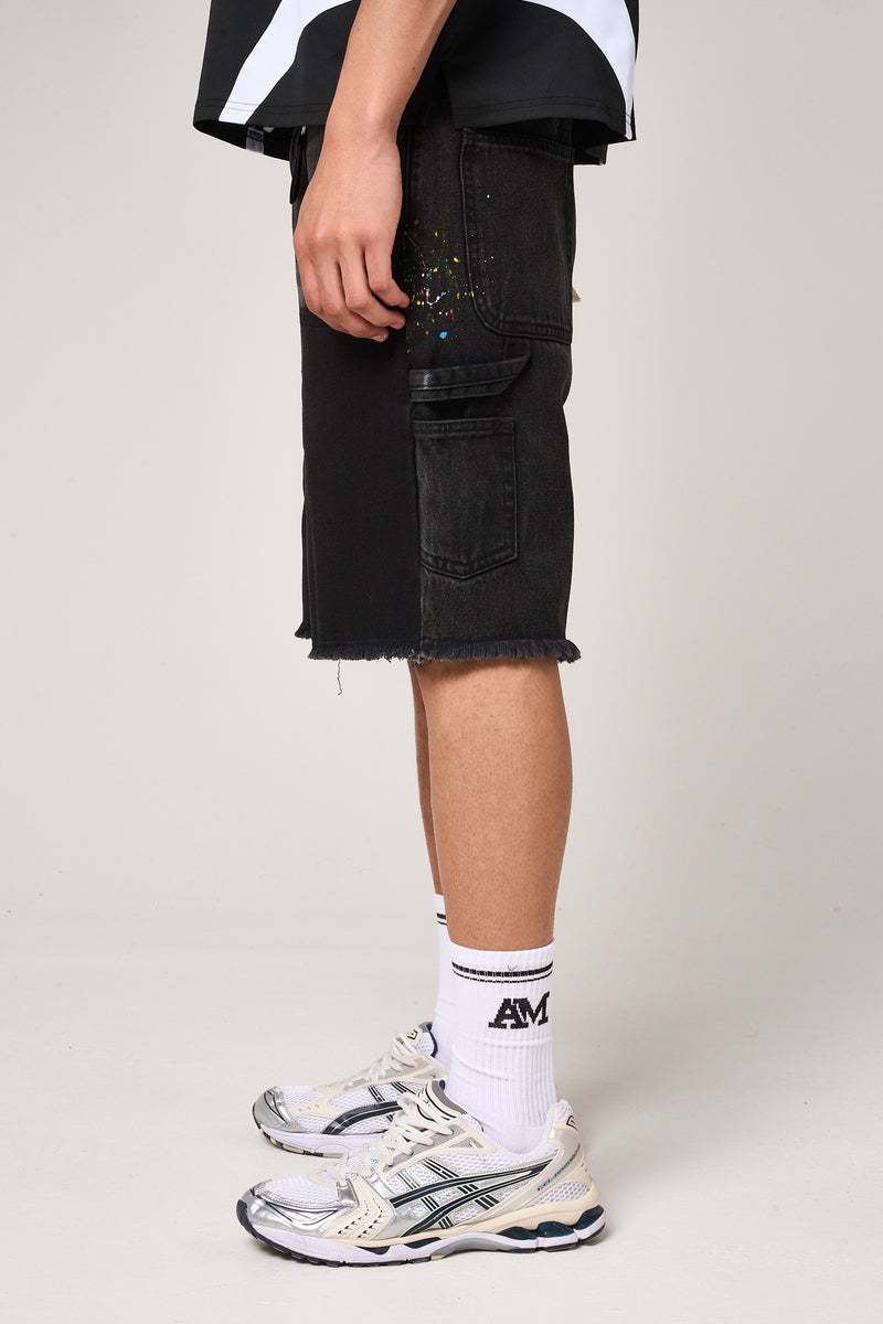 Allende Carpenter Denim Short Black
