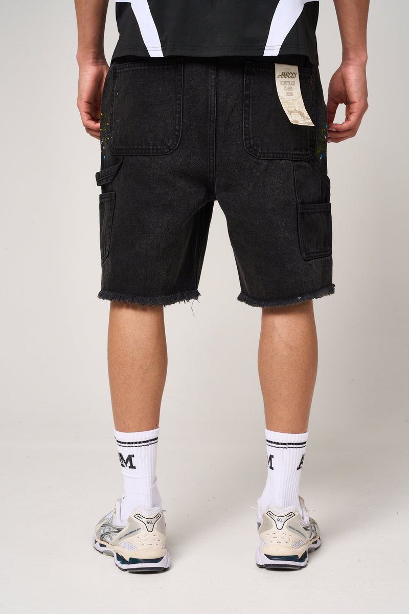 Allende Carpenter Denim Short Black