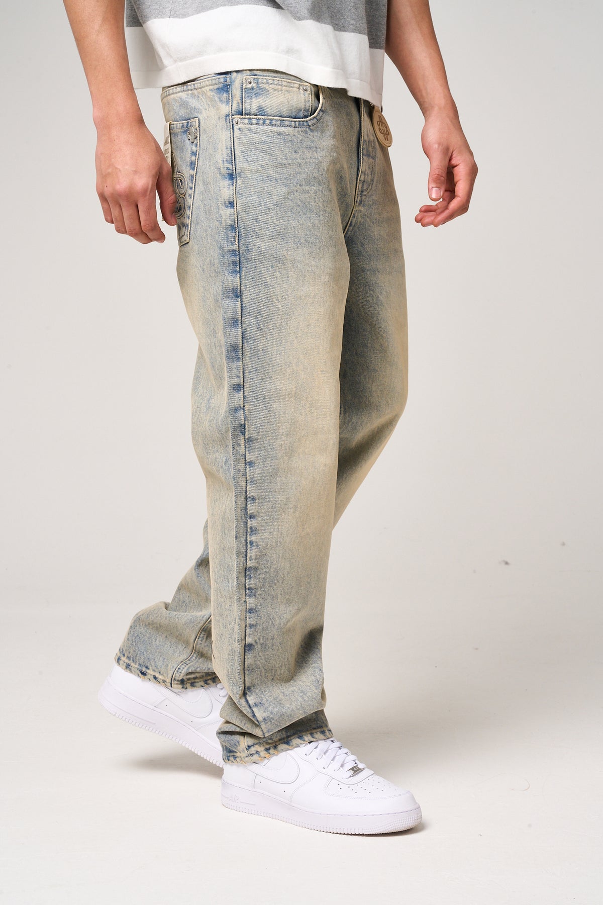 Lennox Tinted Blue Straight Jean