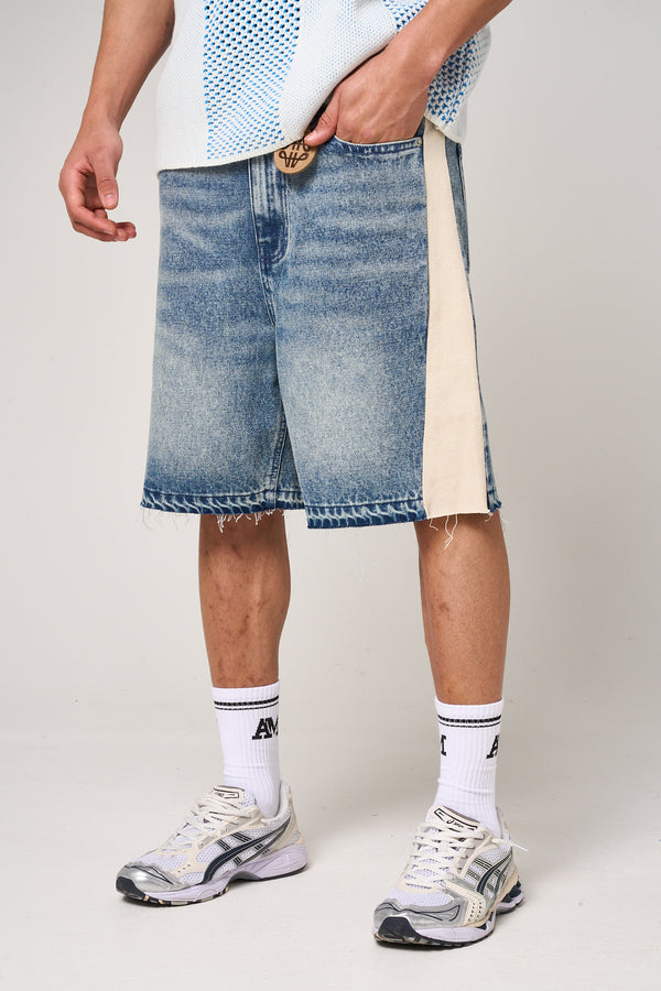 Maranello Mid Blue Denim Shorts