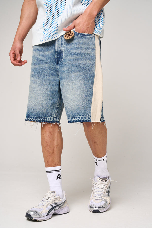 Maranello Mid Blue Denim Shorts