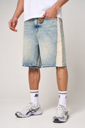Maranello Tinted Blue Denim Shorts