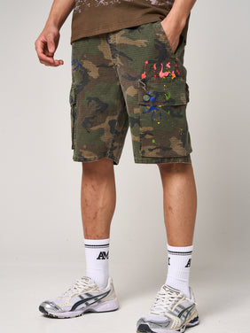 Colonel Camo Cargo Shorts