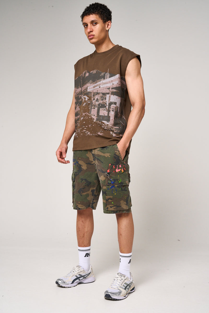 Colonel Camo Cargo Shorts