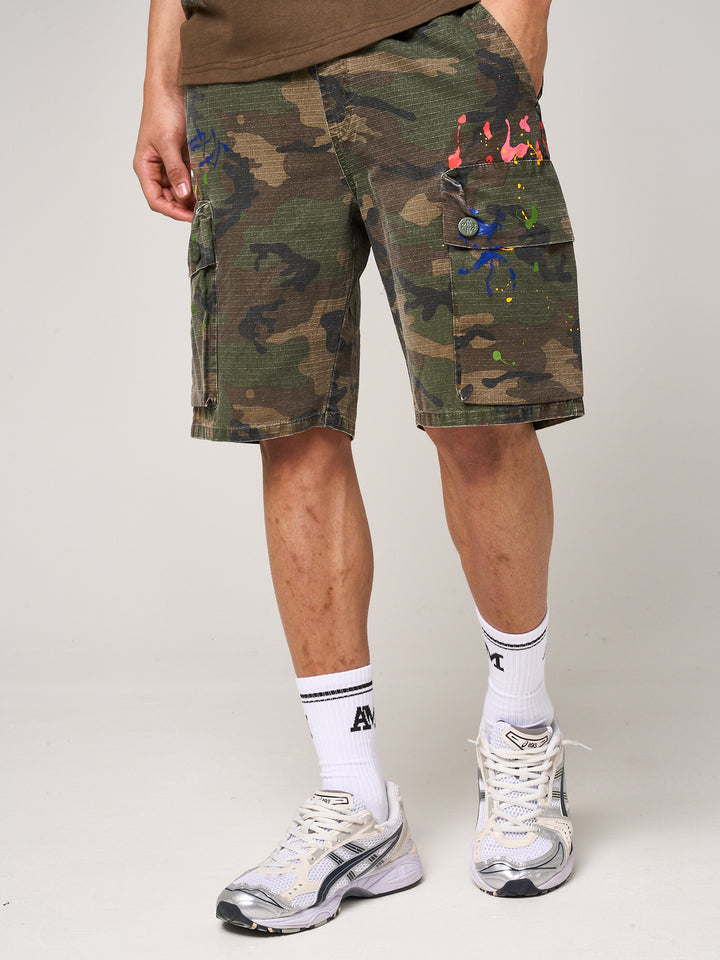 Colonel Camo Cargo Shorts