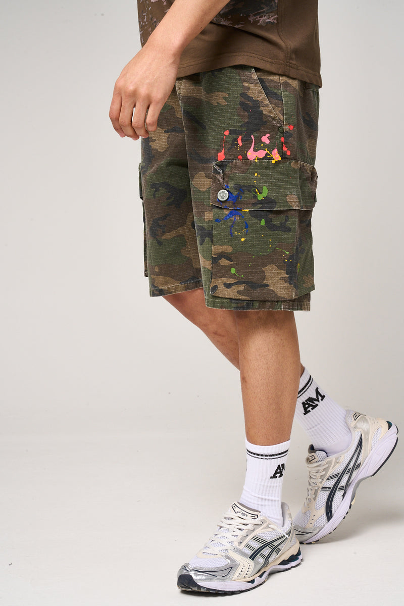 Colonel Camo Cargo Shorts