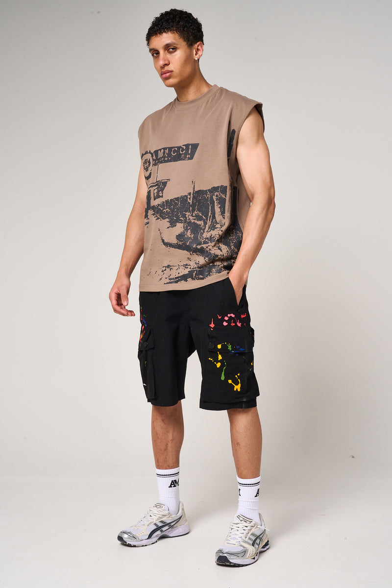 Route Sleeveless Graphic T