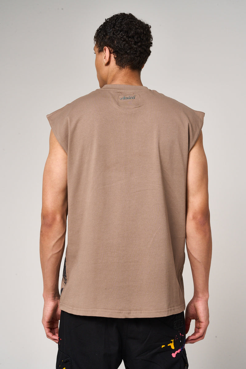 Route Sleeveless Graphic T