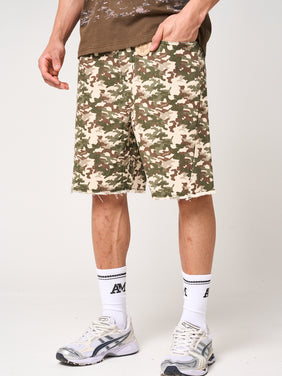 Guerrero Camo Denim Shorts