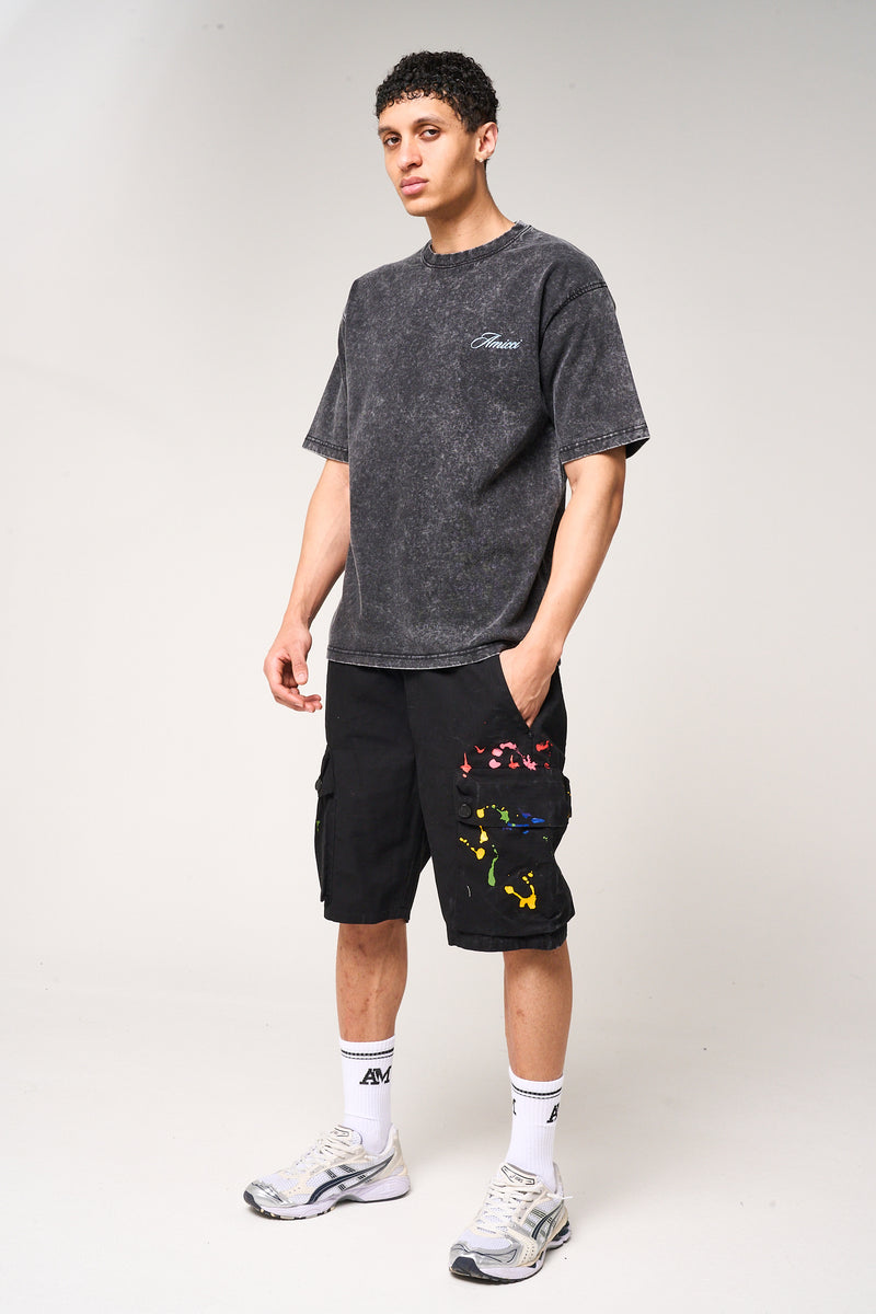 Colonel Cargo Shorts Black