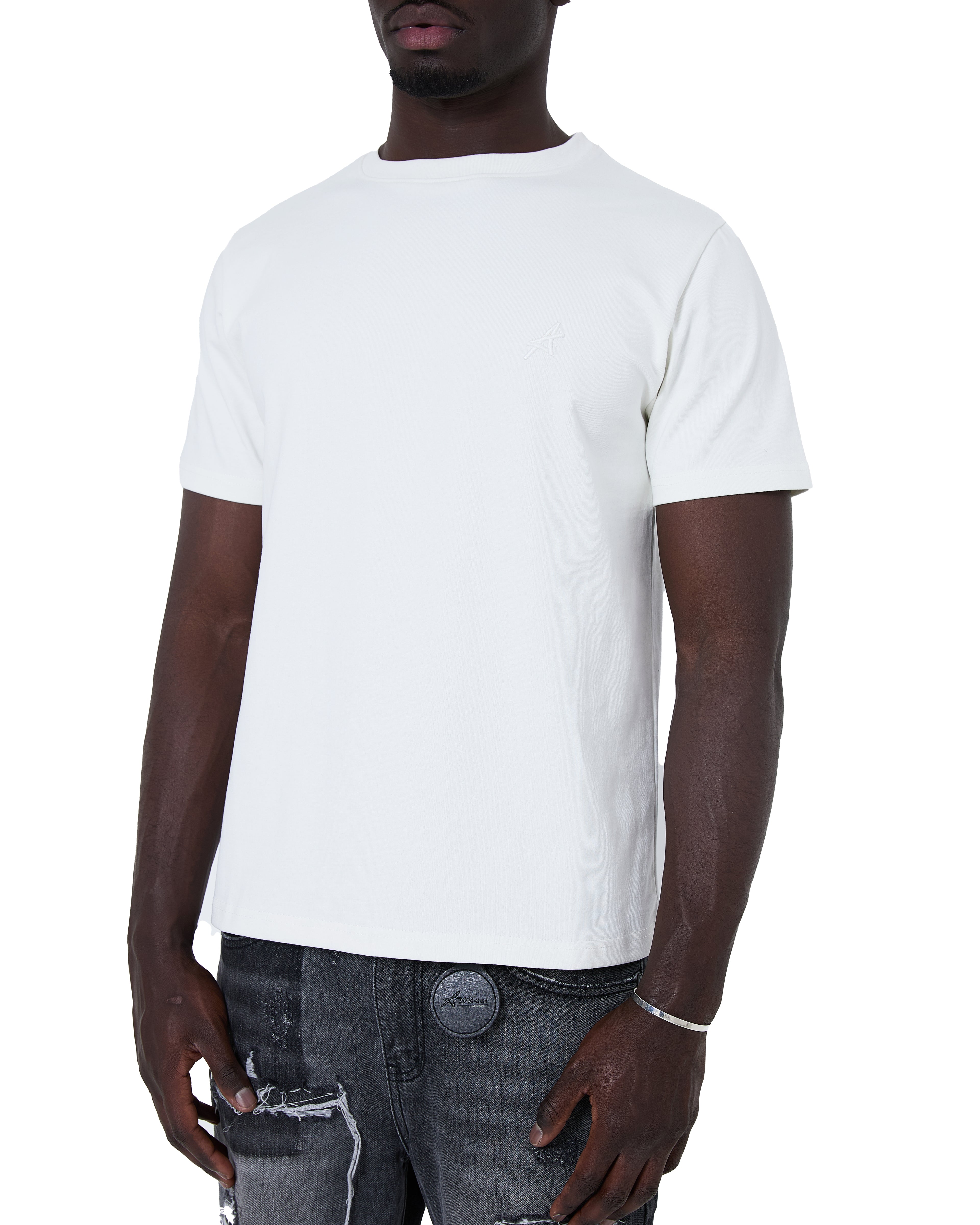 Heavyweight Slim Fit Tee White