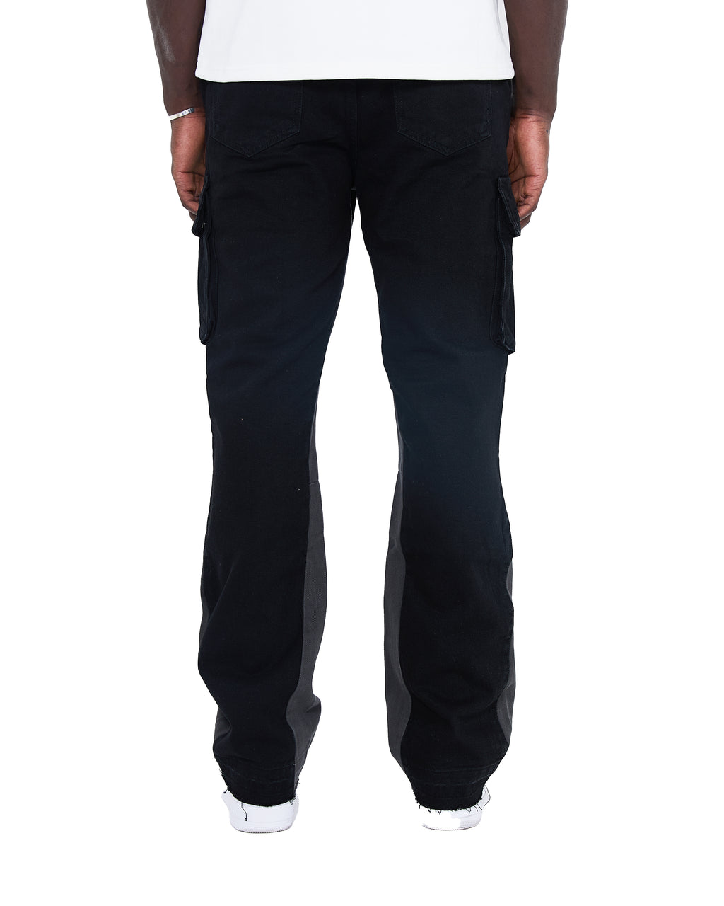 Renzo Flare Cargo Broek Zwart