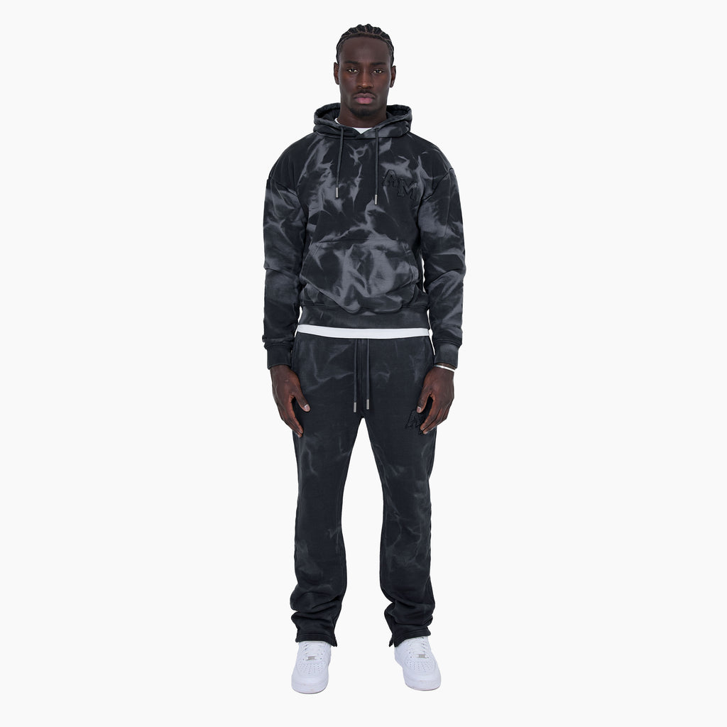 Rezaro Cool Grey Gewassen Hoodie