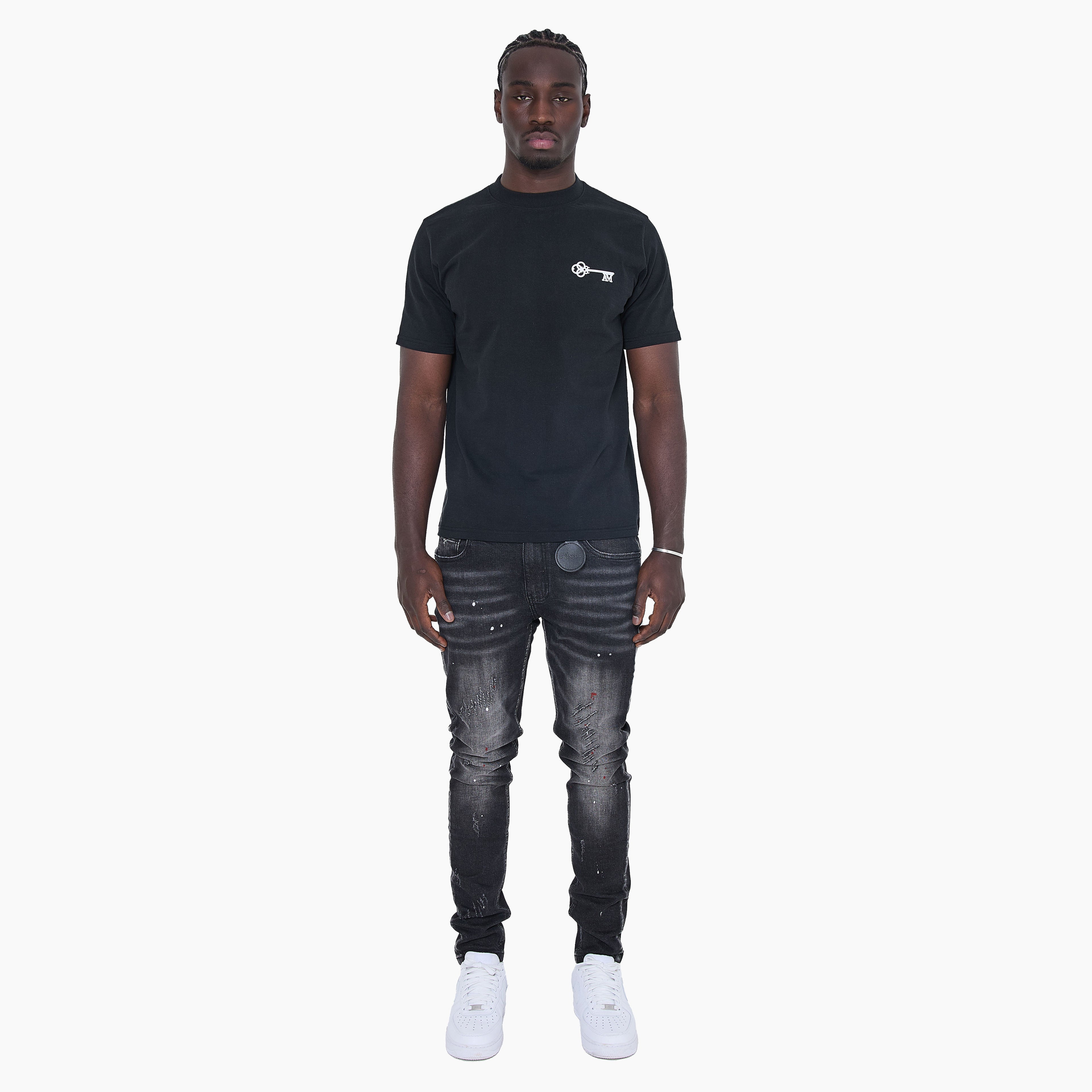 Fellini Skinny Fit Schilders Jeans