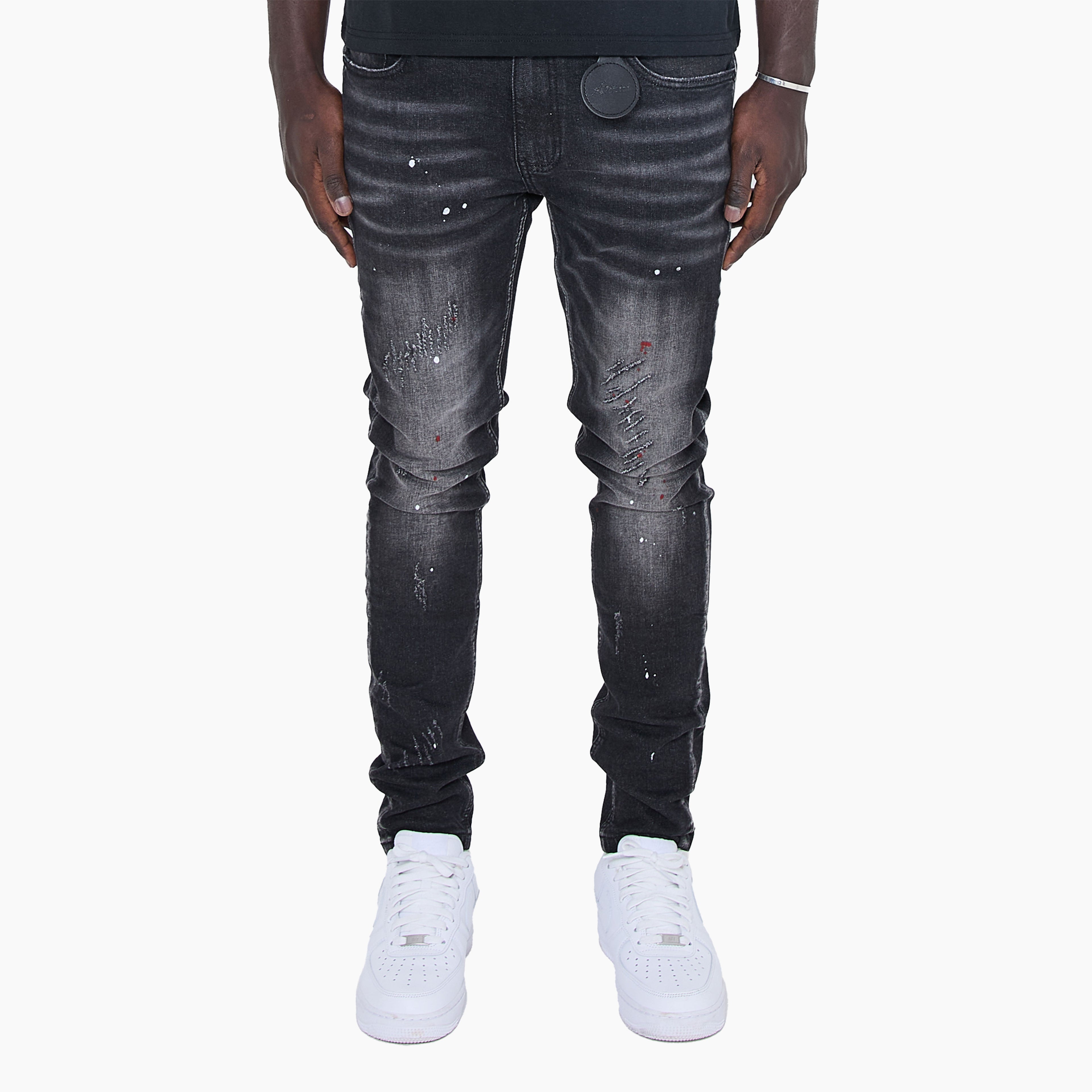 Fellini Skinny Fit Schilders Jeans