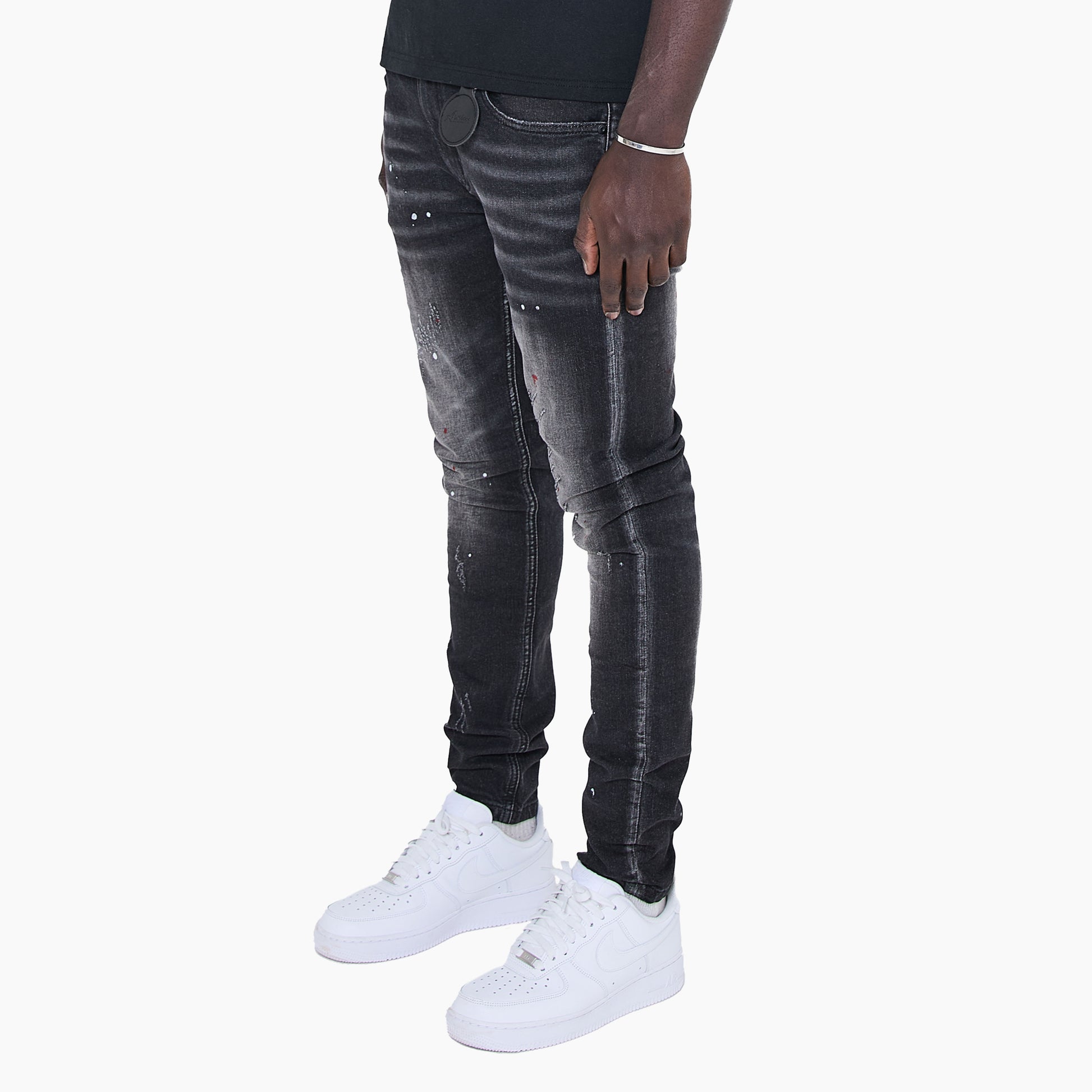 Fellini Skinny Fit Schilders Jeans