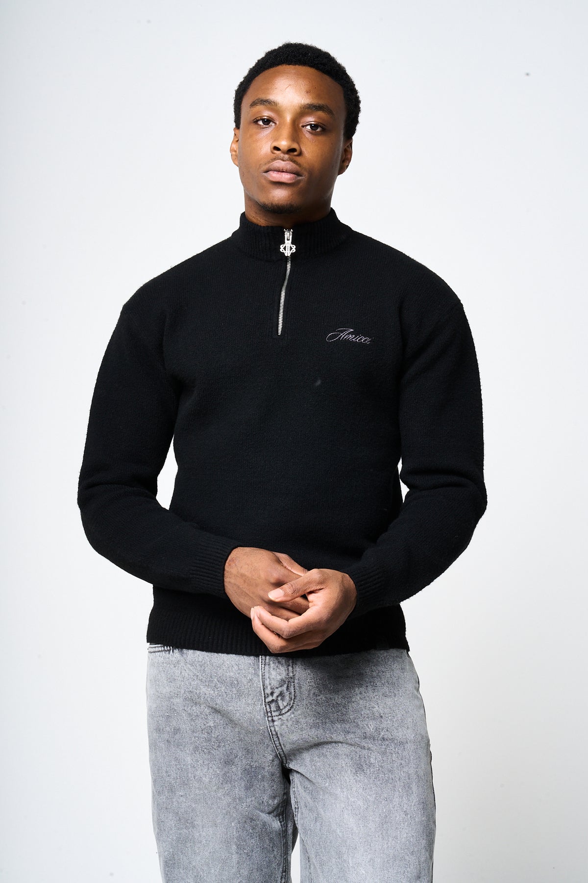 Dexter Grijs Gebreid Sweatshirt