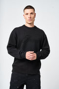 Trieste Black Logo Sweatshirt