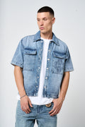 Keshi Denim Shirt Zwart