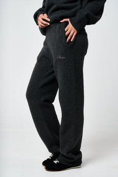 Dexter grijsgebreide joggingbroek