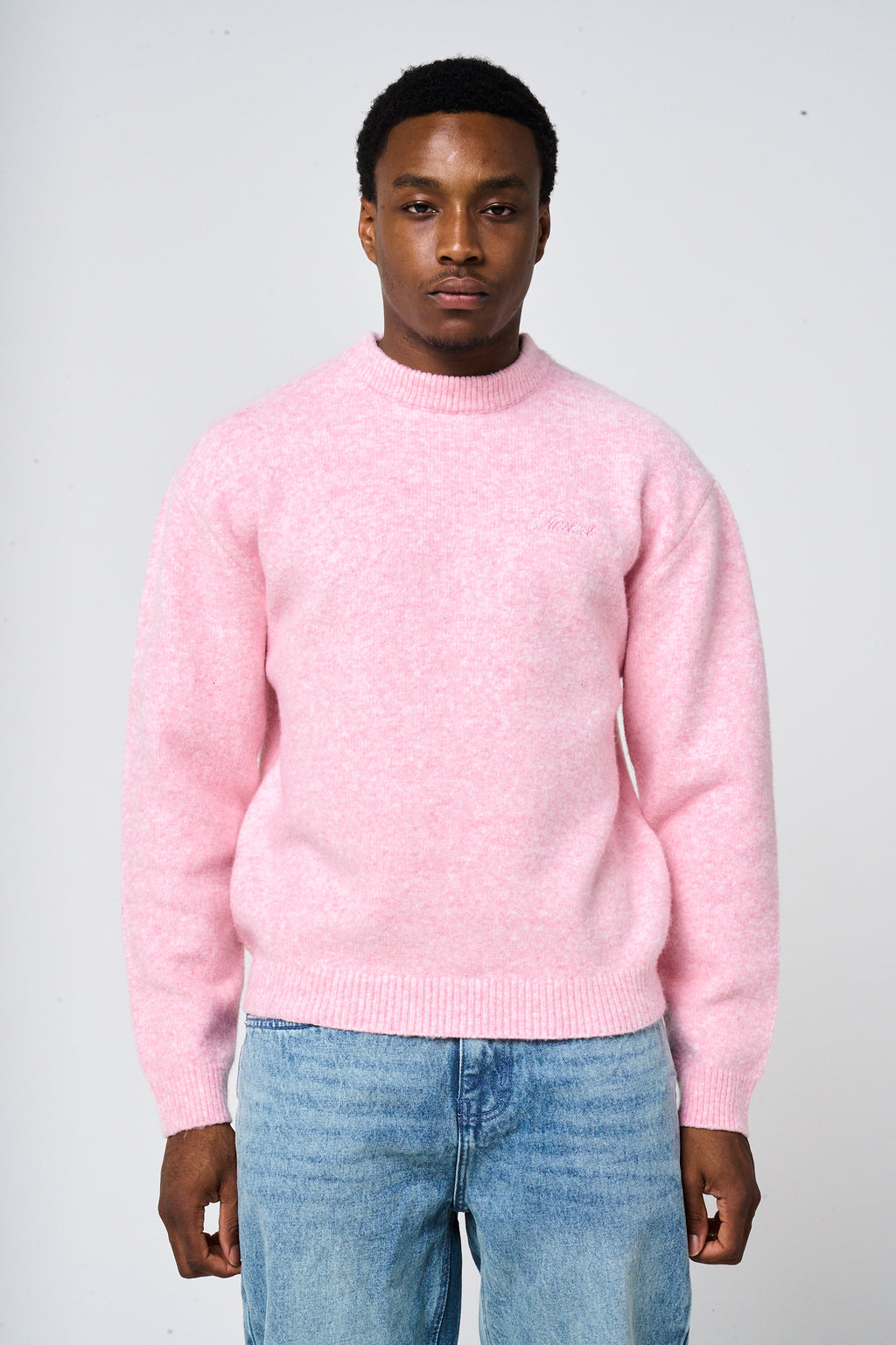 Dexter Pink Knitted Sweatshirt
