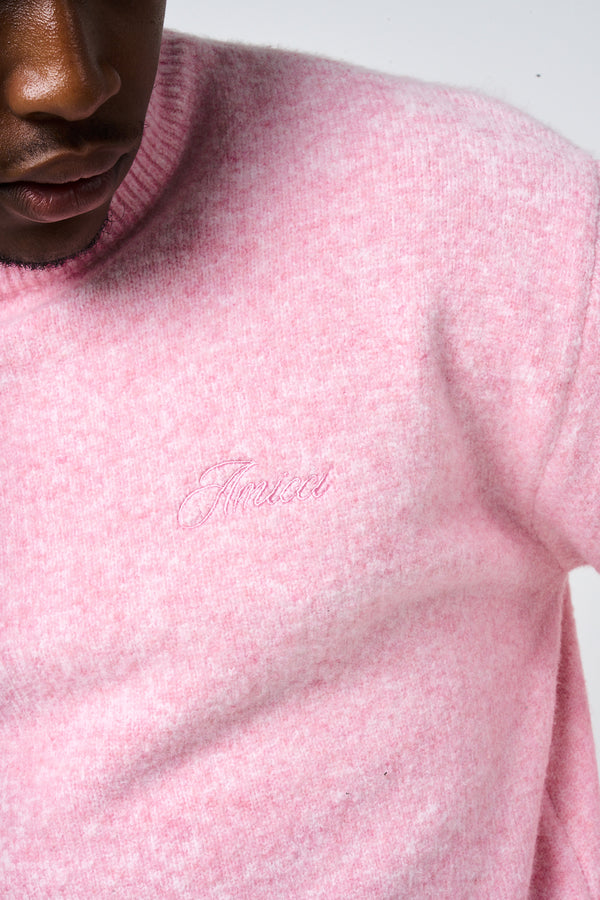 Dexter Pink Knitted Sweatshirt