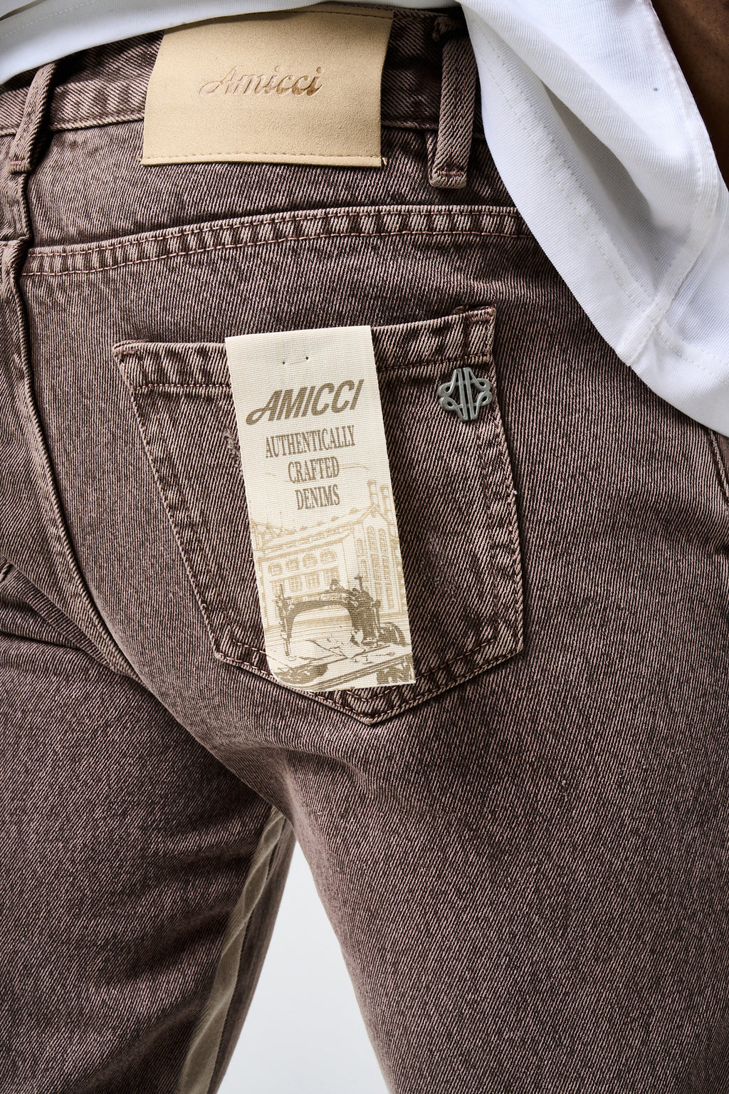 Maranello Grijs Flare Denim