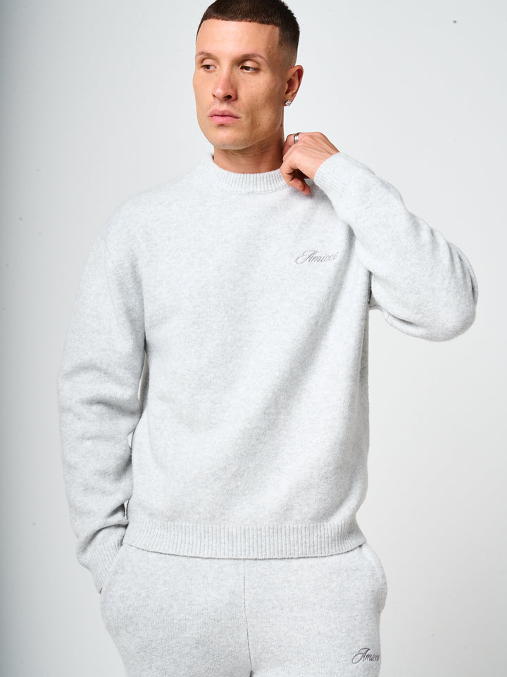 Dexter Grijs Gebreid Sweatshirt