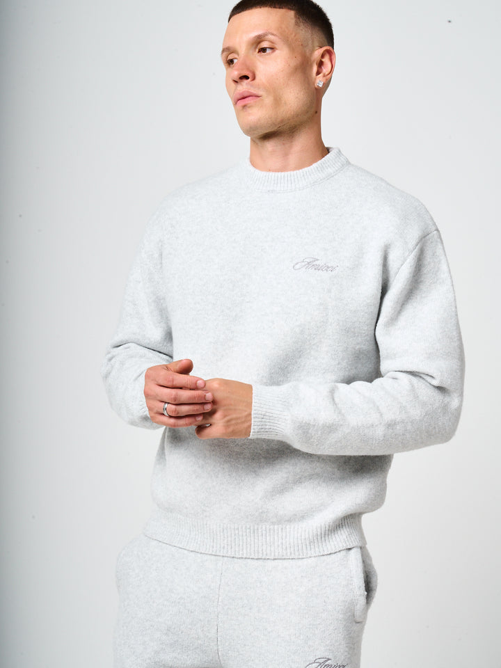 Dexter Grijs Gebreid Sweatshirt