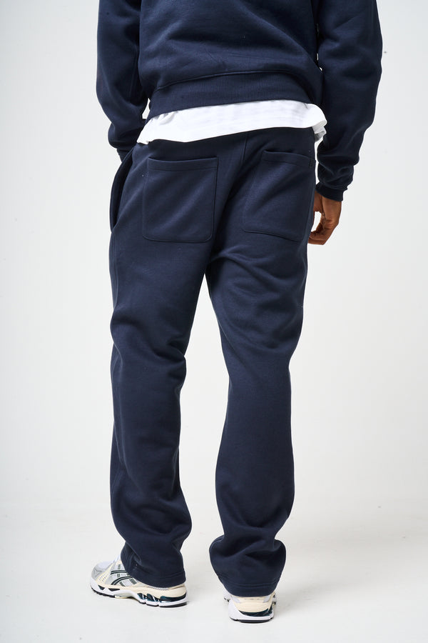 Doakes Navy Logo Embroidery Jogger