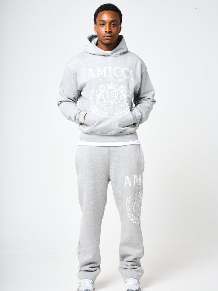 Napoli Grey Emblem Jogger