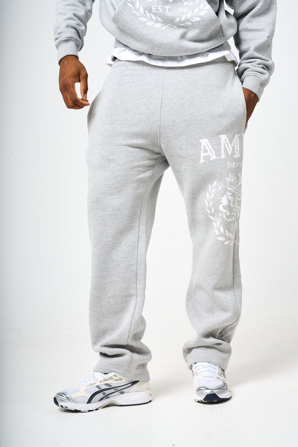 Napoli Grey Emblem Jogger