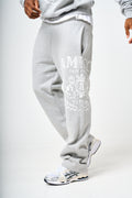 Napoli Grey Emblem Jogger