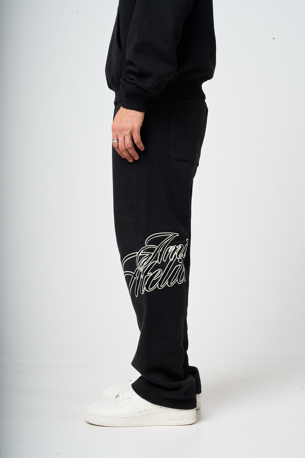 Torino Black Embroidery Jogger