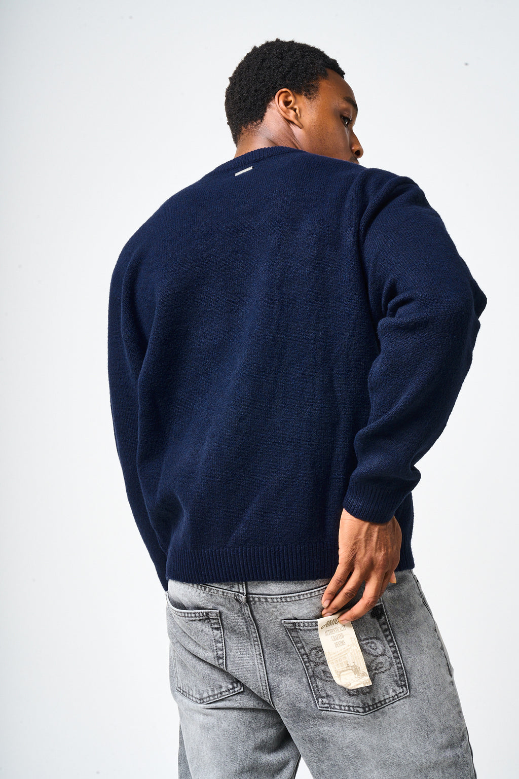 Dexter Grijs Gebreid Sweatshirt