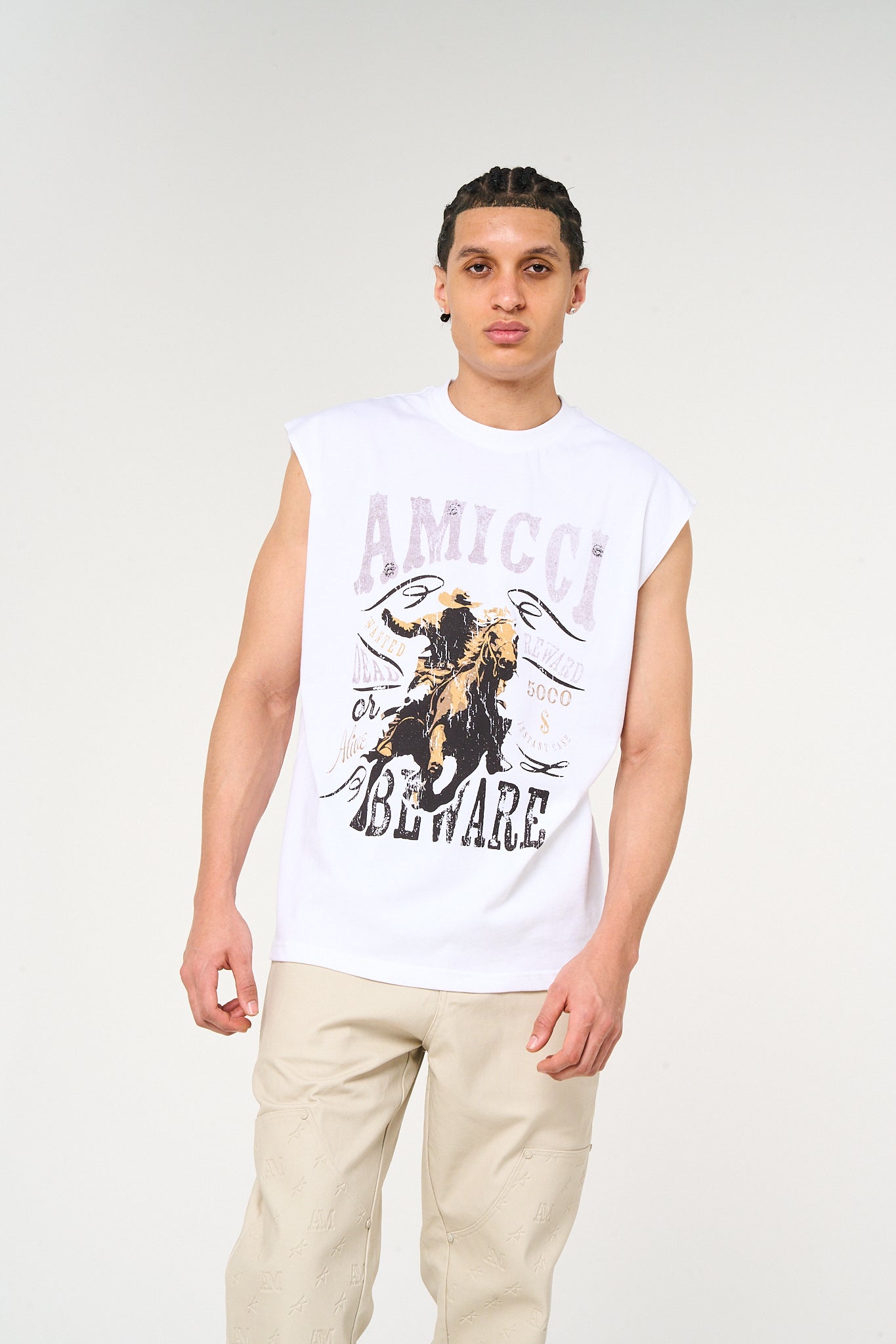 Outlaw Sleevless Graphic T