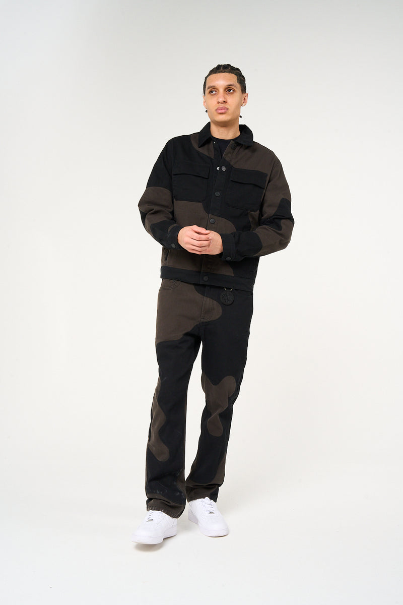 Palencia patchwork spijkerbroek