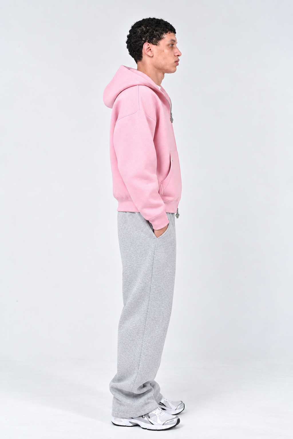 Atelier Grijze Scuba Hoodie