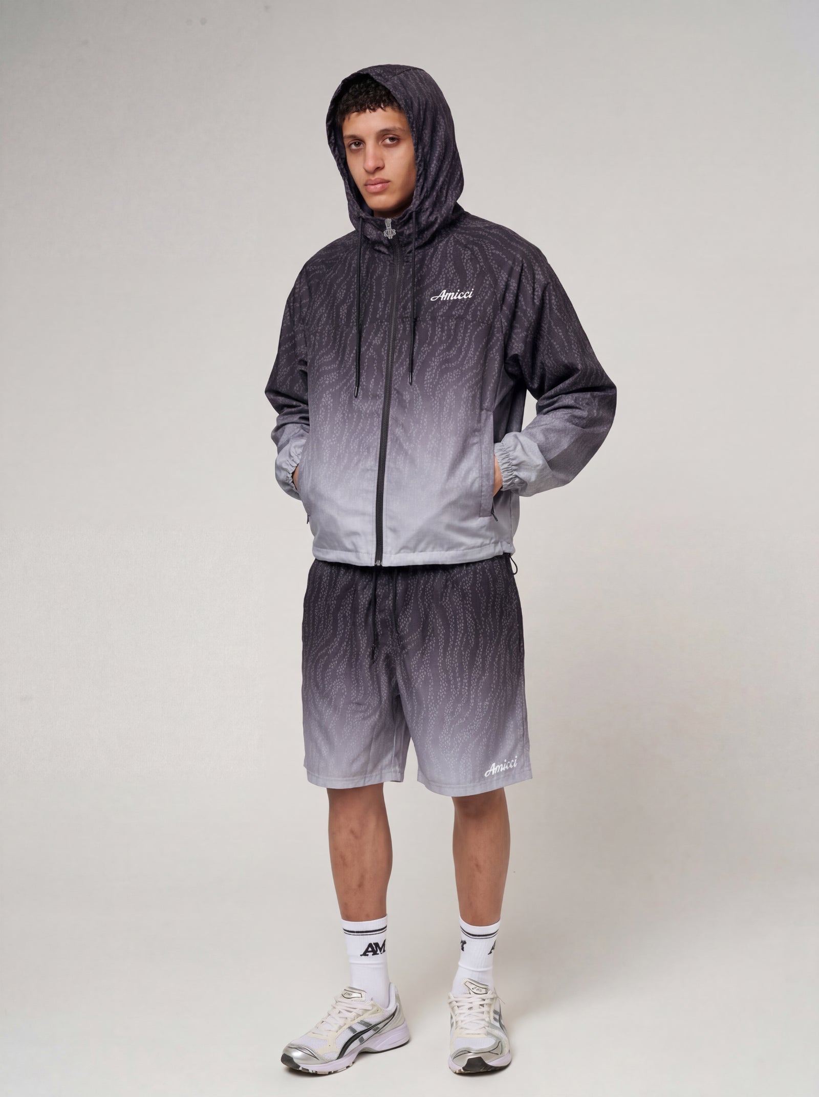 Luciano Windbreaker Black